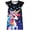 1PCS Black Unicorn, variant on WIBACKER 3-12Y Girls Flutter Sleeve Unicorn Nightgown 1PCS Soft Kids Nightdress Pajamas for Toddler to Big Girl Nightie Dress