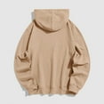 thumbnail image 4 of WZXFASHION Chandail à Capuchon pour Femmes à Manches Longues avec Poche, Imprimé de Lettres « Maff Caff », Rabais de 50 % Liquidation, Chandail à Enfiler, 4 of 5