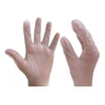 thumbnail image 1 of Guantes descartables Ambiderm BP color transparente talle M de vinilo con polvo x 100 unidades, 1 of 8