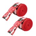 thumbnail image 3 of Wrapping Ribbon, Christmas Ribbons  Printing Retro Vivid Environmentally Friendly  For Christmas Decoration Red,Hemp,Gray, 3 of 8