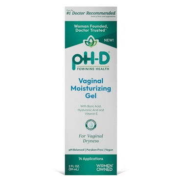 pH-D Feminine Health Moisturizing Gel with Boric Acid, 8 Applicators Included, 2 oz
