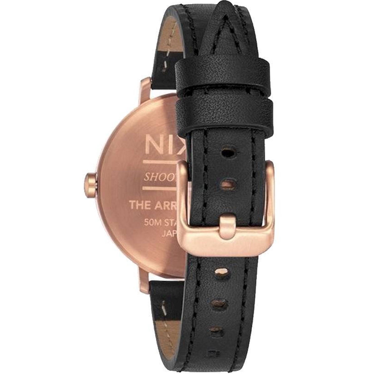Nixon Women's Arrow Leather Watch Quartz Mineral Crystal A1091