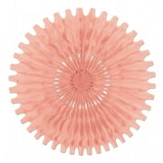 Beistle Company 55293-BP Tissue Fan - Blush Pink