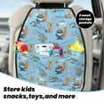 thumbnail image 5 of Naloa Cute Animals Surfers 2Pcs Anti-Kick Back Seat Cover Kick Mat, Car Seat Protector with 3 Storage Pockets, 5 of 8