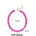 thumbnail image 5 of Leaf Resin Chunky Beaded Necklace for Women, Simple Modern Style Necklace Jewelry Accessory, 5 of 10