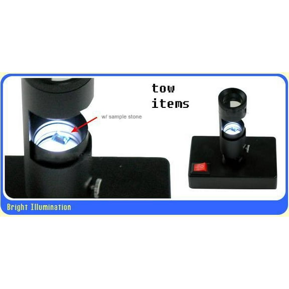 Portable Handheld Polariscope with Desktop Led Light