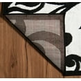 thumbnail image 3 of Capri 4 x 7 Rug, Black and White, 3 of 4