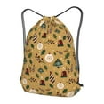 thumbnail image 3 of XMXT Waterproof Gym Bag, Christmas Decoration Print Drawstring Backpack for Men, s, 3 of 8