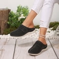 thumbnail image 3 of Clogs for Women Hollow out Wedge Sandals Closed Toe Mules Soft Footbed Arch Support Slip on Orthopedic Slippers Black Size 9, 3 of 8