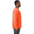 thumbnail image 2 of Dri-Power Long Sleeve 5050 T-Shirt, L, Burnt Orange, 2 of 7