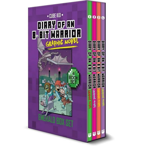 8-Bit Warrior Graphic Novels: Diary of an 8-Bit Warrior Graphic Novel Emerald Box Set (Paperback)