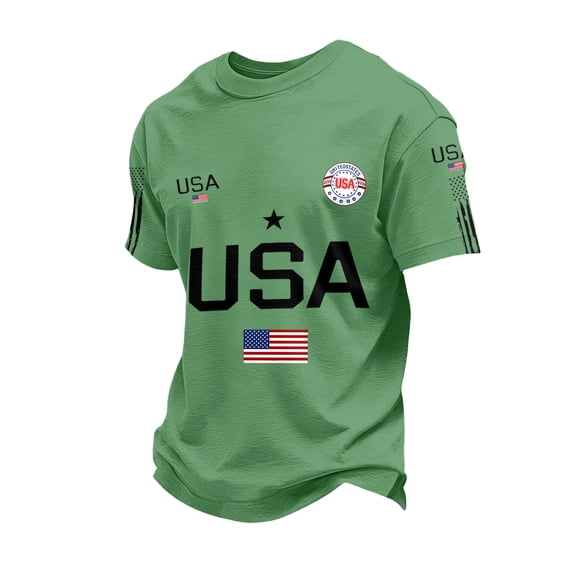 Dwelliawo 250 Anniversary Usa Shirt 250 Anniversary Usa Shirt 250 Years American T Shirts 250th Patriotic 1776-2026 Plus Size Pullover Light Green S