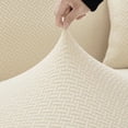 thumbnail image 5 of Funda elástica sólida para sofá de 1/2/3/4/5 plazas, funda protectora para sofá, sillón, sofá de esquina en forma de L, funda para sala de estar, 5 of 5