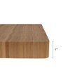 thumbnail image 4 of BambooMN Premium End Grain Cutting Board - 7" x 7" x 1" - 3 Pieces, 4 of 5