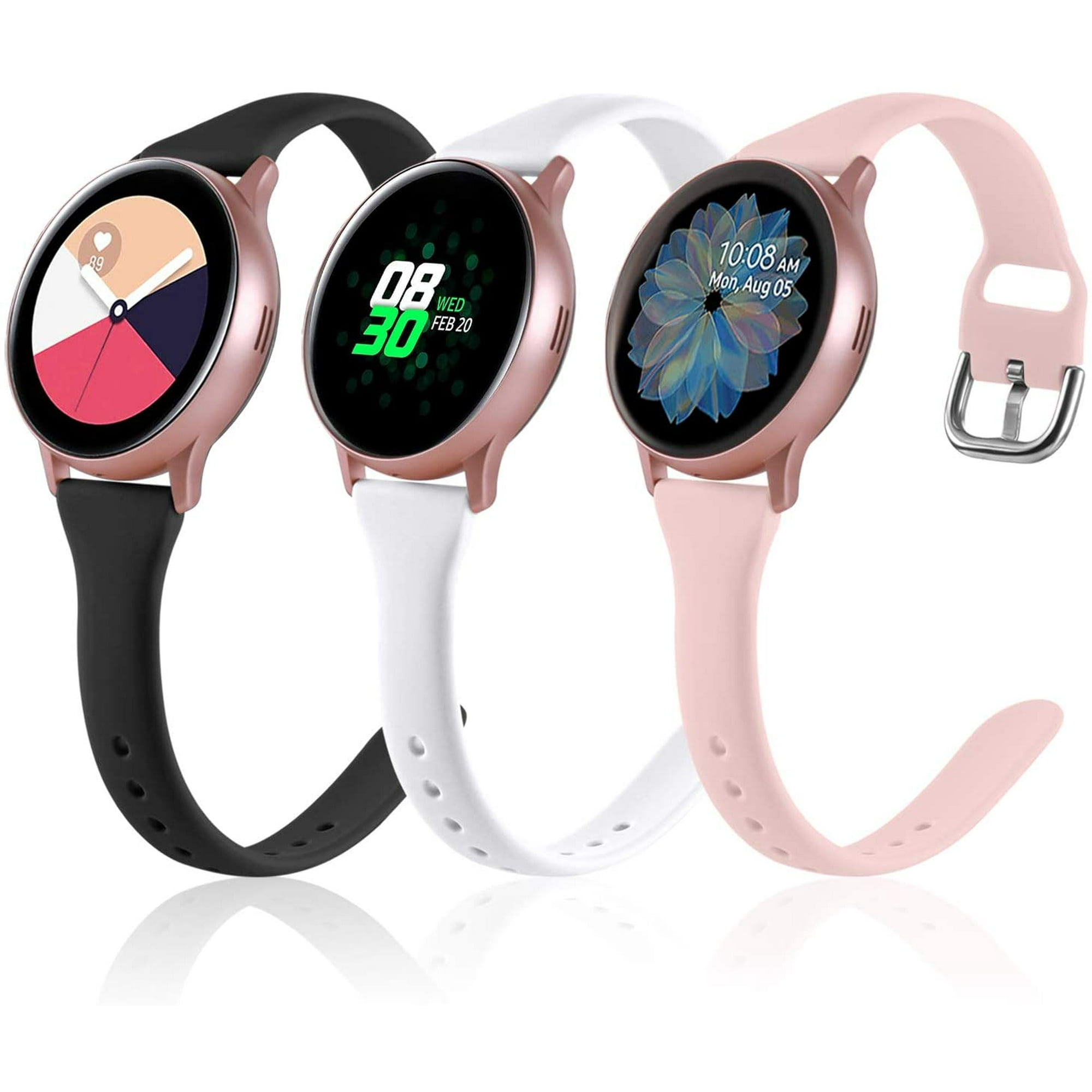 Samsung galaxy watch silicone band 20mm hotsell