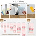 thumbnail image 6 of Pink Flamingo Window Privacy Film, Summer Tropical Flamingo Hawaii Animals Static Cling UV Sun Blocking Heat Control Window Tint Day and Night,Non-Adhesive One Way Windows Privacy Cover 17.7''x78.7'', 6 of 7