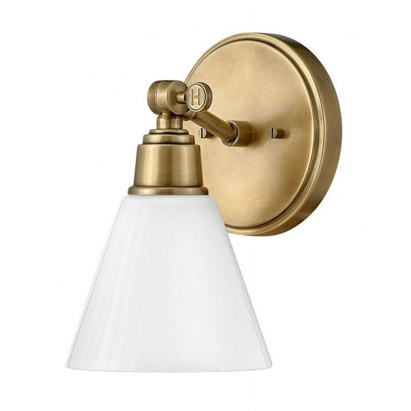 51180HB-Hinkley Lighting-Arti - 1 Light Bath Vanity In Transitional Style-10 Inches Tall and 6 Inches Wide-Heritage Brass Finish