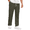 Army Green, variant on Men's Casual Pleated Chino Pants Elastic Waist Drawstring Lightweight Pants with Pockets