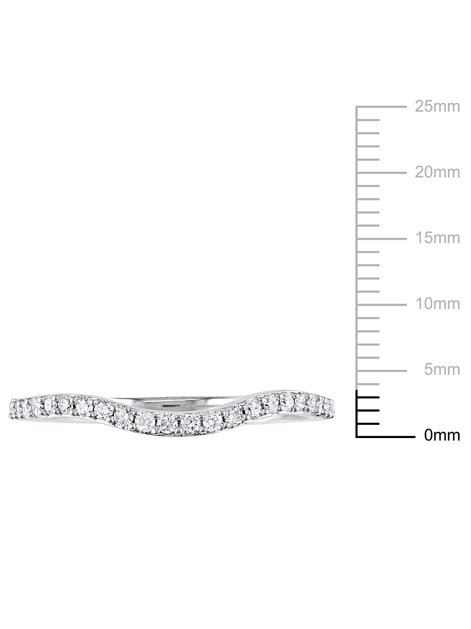 Everly Women's Diamond White Gold Wedding Ring
