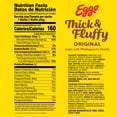 thumbnail image 6 of Eggo Thick and Fluffy Original Waffles, Frozen Breakfast, 11.6 oz, 6 Count, 6 of 10