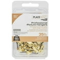 thumbnail image 2 of National Hardware - TB2532-10 Professional Premium Picture Hangers with 10 lb Weight Capacity, 35/pk - Brass, 2 of 3