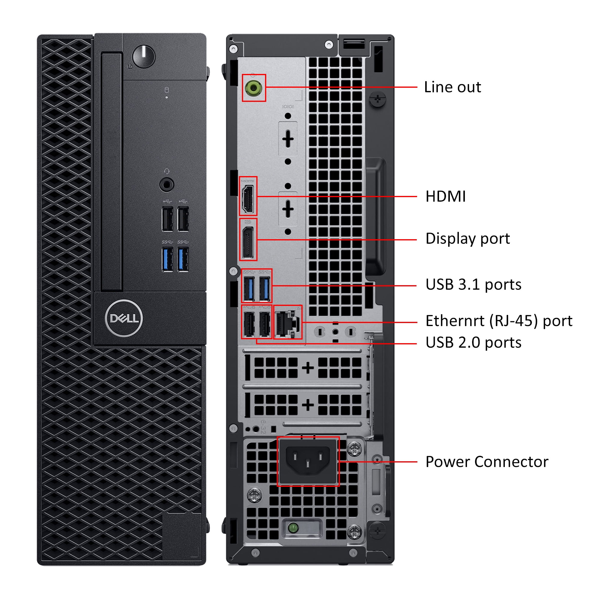 Dell OptiPlex 3070 SFF Windows 11 Pro Desktop Computer - Intel