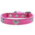 thumbnail image 1 of Crystal Heart Dog Collar Bright Pink Size 10, 1 of 1