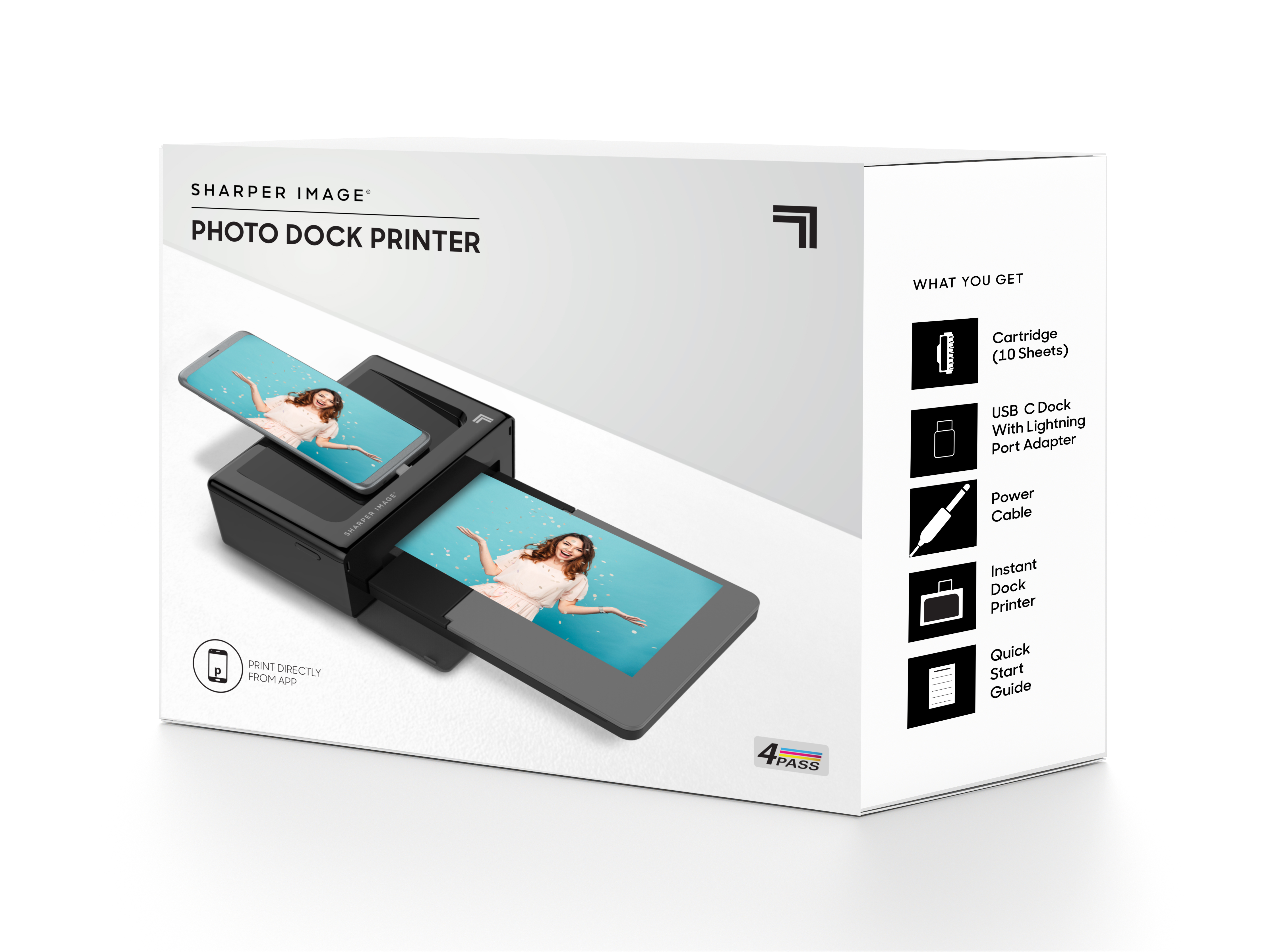 sharper image smartphone photo printer app