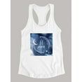 thumbnail image 3 of Watercolor Astrology Xii Racerback Tank Women -Grace Popp Designs, Female Large, 3 of 4