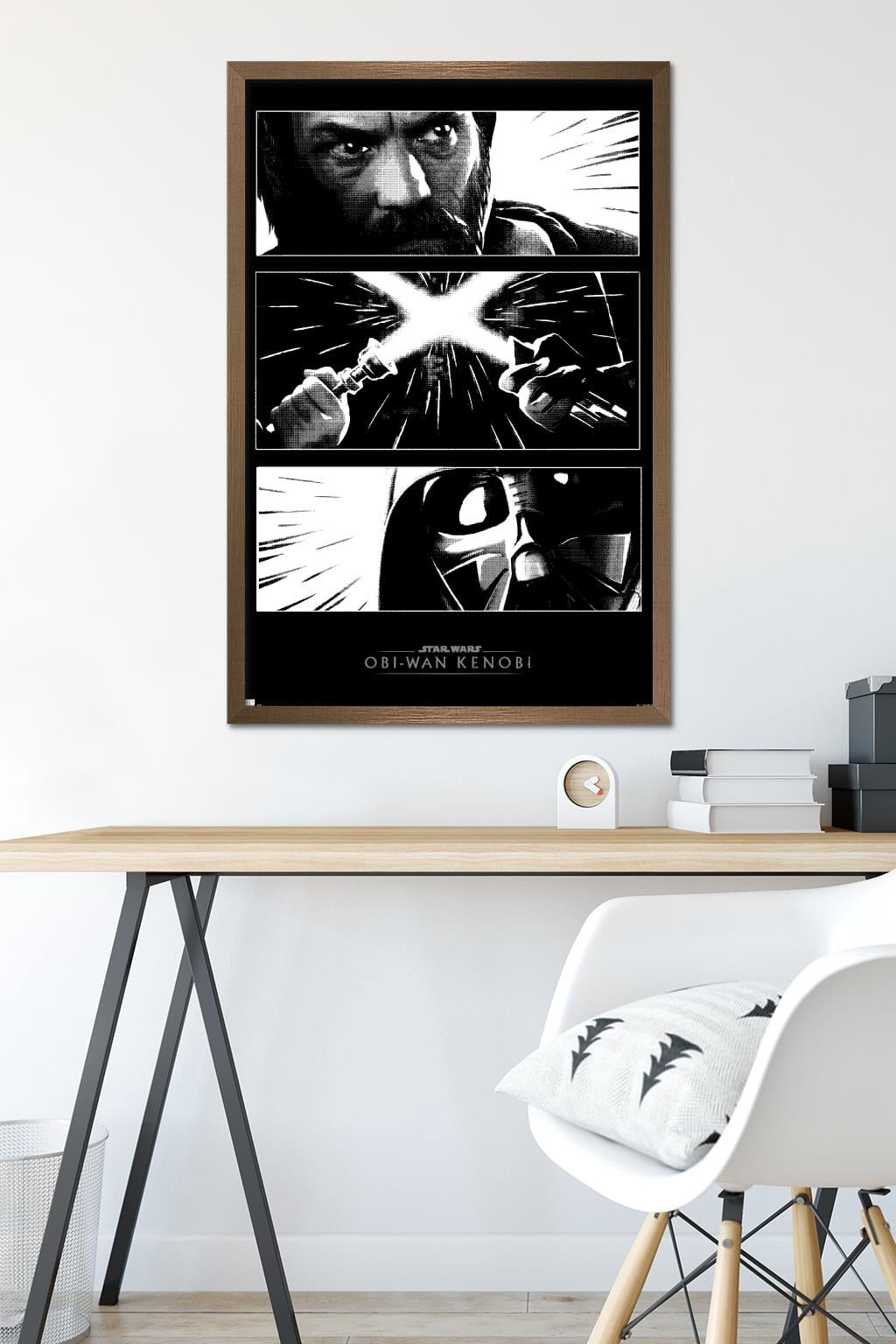 Star Wars: Obi-Wan Kenobi - Panels Wall Poster, 22.375" x 34" Framed