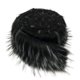 thumbnail image 2 of Cortes peludos, costura, adornos, artesanías, tela artificial para decoración del hogar, asiento negro, 2 of 9