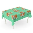 thumbnail image 1 of LADDKE Cartoon Character Shiba Inu Dog Poses Bleed Cute Tablecloth Table Desk Cover Home Party Decor 52x70 inch, 1 of 1