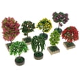 thumbnail image 3 of Dollhouse Miniature Flower Tree Fruit Tree With Plastic Base Micro Landscape Sand Table Train Scenery Moss Bonsai Model Accesso,F,1pc, 3 of 7