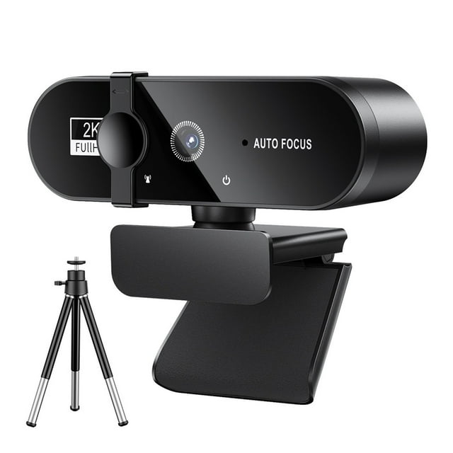 Caméra Web pour PC Caméra Web Mini Web Cam avec Microphone Usb Webcan Autofocus 4K 2K 1080P Full HD Stream Caméra pour Ordinateur Portable, Facile à Installer