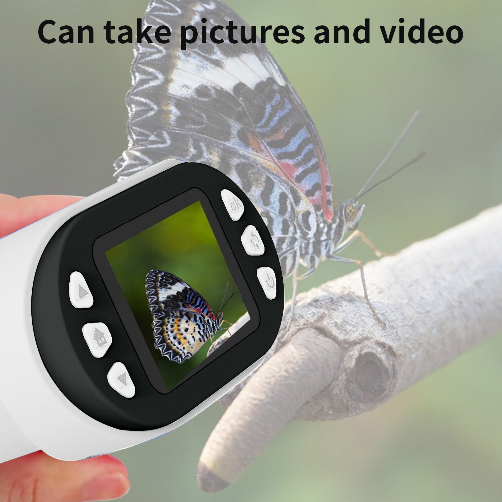 ddioayh Kids' Digital Binoculars - 1080P 6x Zoom, Durable 485g, Portable Science Tool