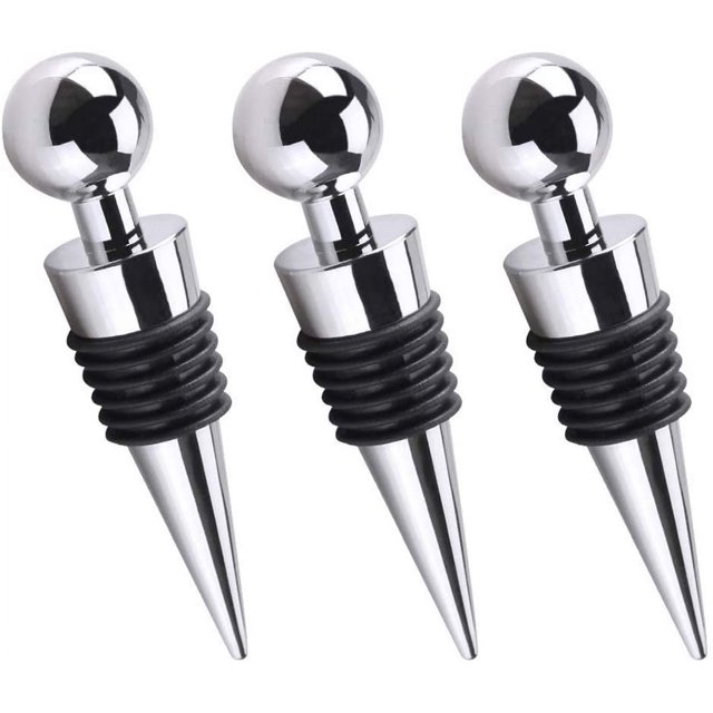 tapones de silicona para botellas para una conservación perfecta, ideales para regalos, bares, días festivos, bodas Juego de tapones de vino reutilizables de primera calidad