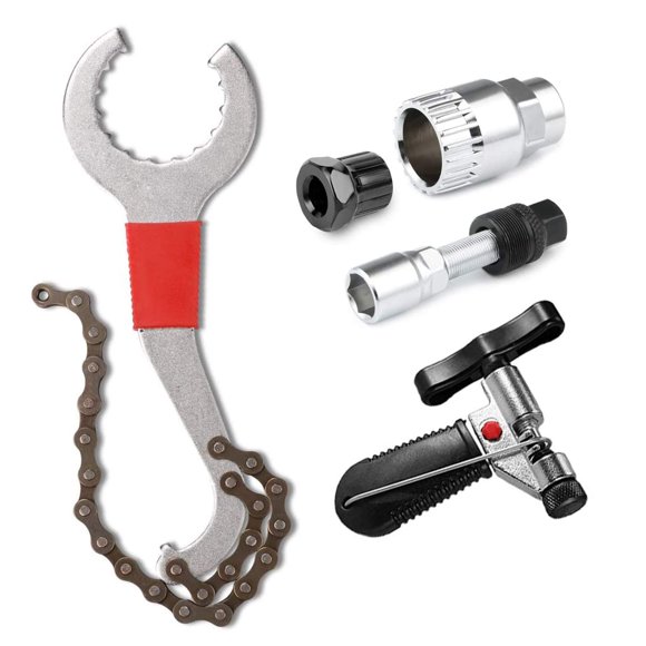 Bike Chain Tools Set - Bike Link Plier,Chain Breaker Splitter Tool,Chain Checker,Chain Link Connector,Chain Bracket Remover,Freewheel Remover,Crank Puller Remover,Bicycle Cassette Removal Tool Kits