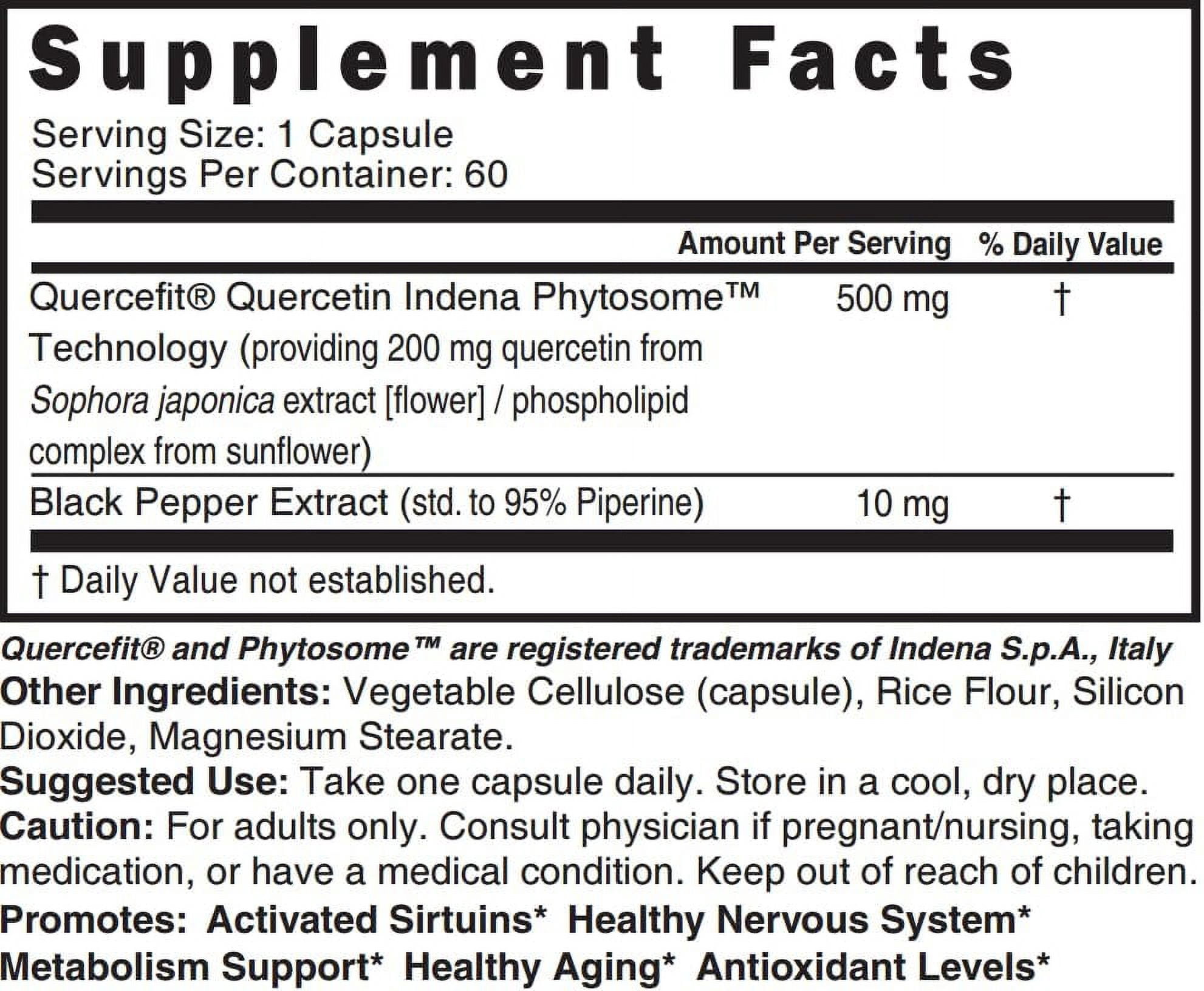 Nutri Quercetin 500Mg 60 Capsule