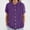 Purple, variant on MAIHAN Womens Polo Shirts Short Sleeve Half Sleeve Summer Tees Casual Basic Tee Shirts Basic Workout Clothes Crew Neck T Shirts for Women