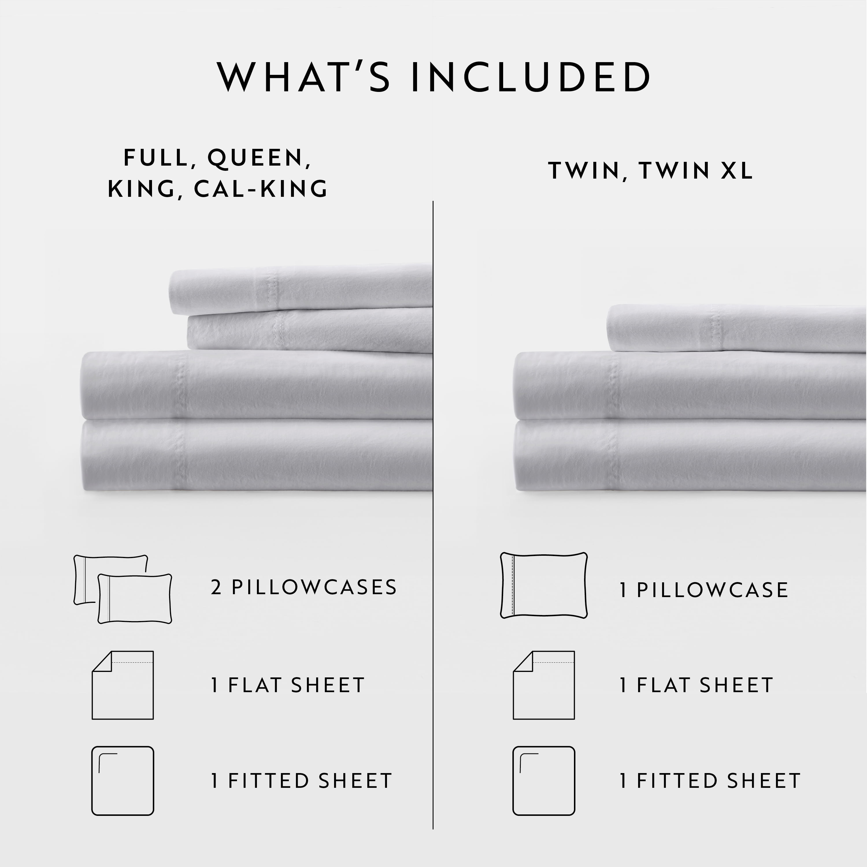 Noble Linens 300 Thread Count 4 Piece Cotton Sheet Set in Light Gray, King