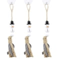thumbnail image 4 of Cateissary Borla colgante temático DIY cadena decoración exquisita encantadora muñeco de nieve cuentas Living Farmhouse Yards ventana playa Kits de decoración para fiestas, 4 of 6