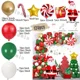 thumbnail image 3 of Juego de globos navideños con forma de bastón de caramelo, película de aluminio, rojo, verde, para fiesta de Año Nuevo, cadena de globos, decoración de arcos, suministros para regalos, 3 of 5