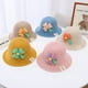 thumbnail image 4 of Gorros de pescador de invierno para niños, ala plegable de piel sintética para niñas y niños, 4 of 5