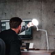 Lume Cube Edge Desk Light with Clamp (White)