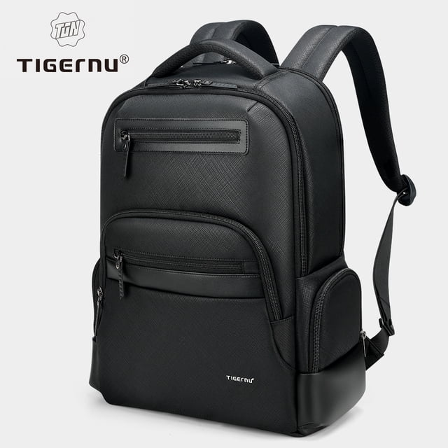 Tigernu Men's Fashion Backpack Multifunctional Multiple Compartment Backpack Large Capacity Business Backpack Nylon Computer Bag Outdoor Travel Backpack