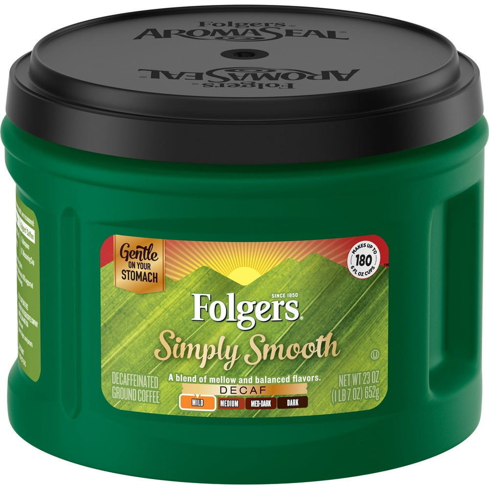 Folgers Simply Smooth Decaf Coffee
