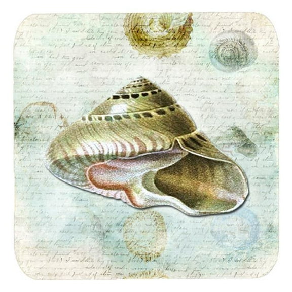 Shells Foam Coasters - Set Of 4, 3.5 x 3.5 In.