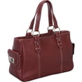 thumbnail image 3 of Amerileather Leather Shopper Tote Bag - Women's Satchel Handbag with Pockets-Color:Dark Brown, 3 of 4