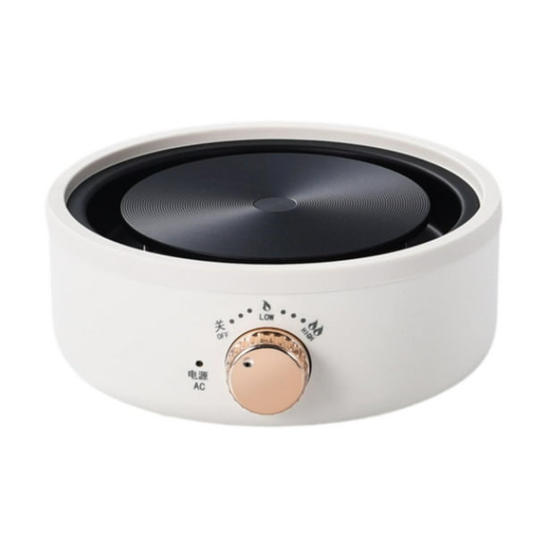 Estufa eléctrica pequeña con enchufe estadounidense, quemador de té portátil, base calefactora para , para salones de té, picnic, salón de té inte