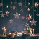 thumbnail image 1 of Glitter Rose Gold Star Garland Twinkle Little Star Party Decoration Hanging Decor backdrop, 1 of 5